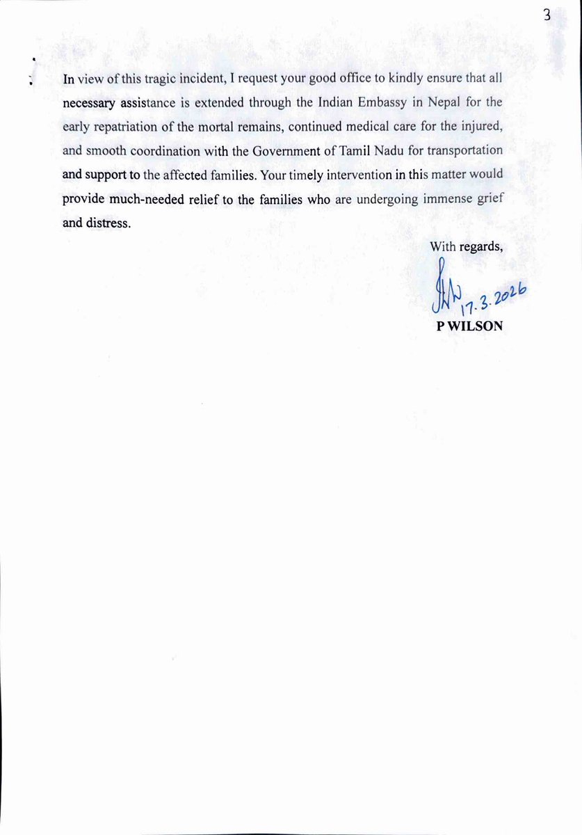 P. Wilson -தமிழ்நாட்டை தலைகுனிய விட மாட்டேன் tweet media