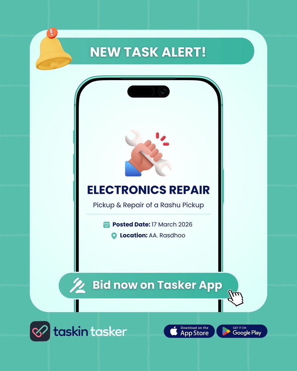 Taskin App tweet media