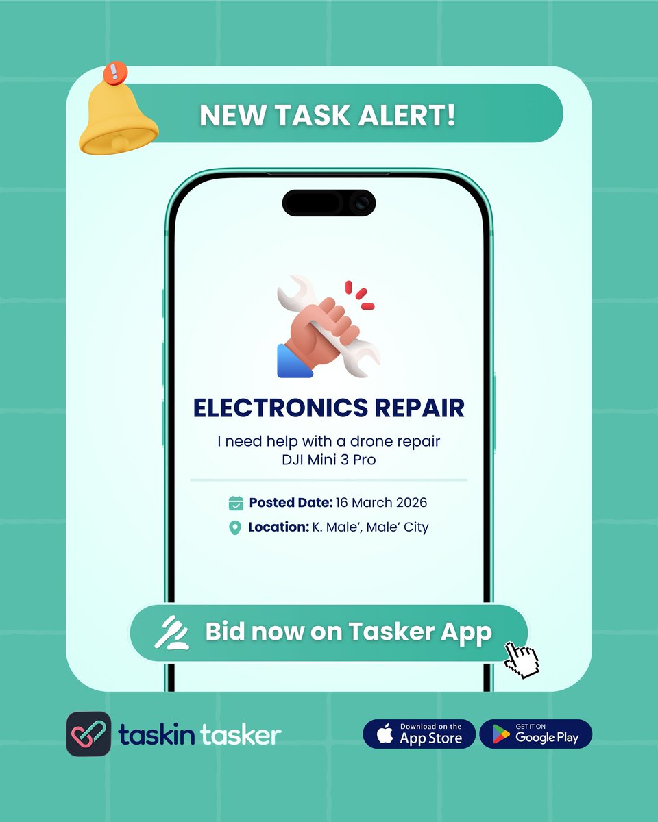 Taskin App tweet media