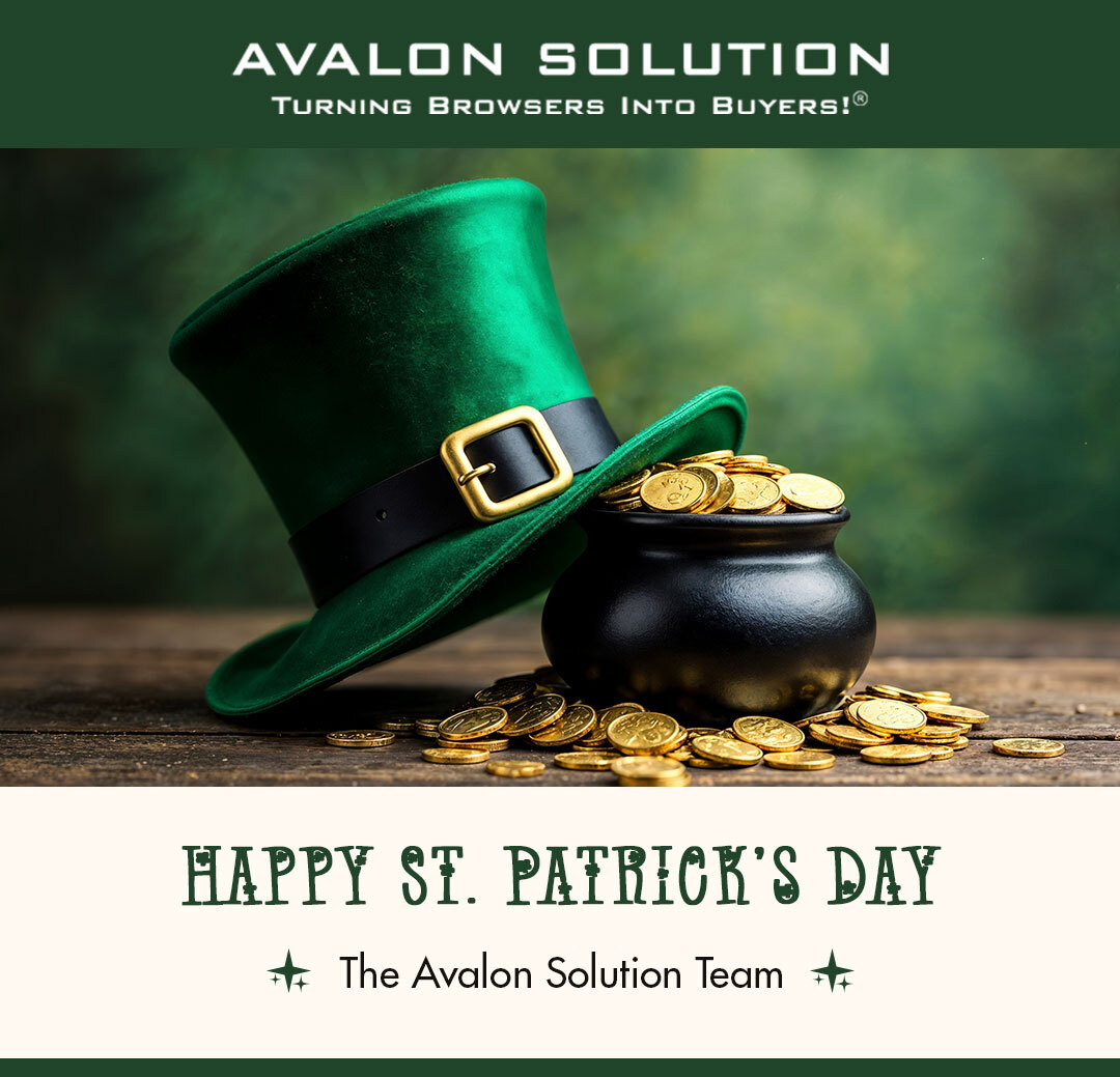 AVALONSOLUTION's tweet photo. Happy St. Patrick's Day! 🍀

#HappyStPatricksDay #StPatricksDay #LuckOfTheIrish #AvalonSolution https://t.co/ydekt4XraC