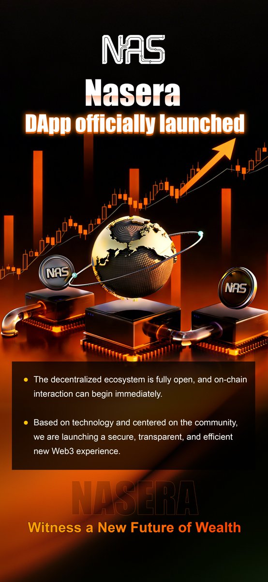NASProtocol's tweet photo. 🥳🥳🥳Here we come! 

👑👑👑Nasera-DAPP is officially launched! 

🎖️🎖️🎖️Friends, please get ready to embark on a new digital wealth world with us! 

💝💝💝(Each user must pledge no less than 10 USDT to be eligible for referral!) https://t.co/GielQxT3FC