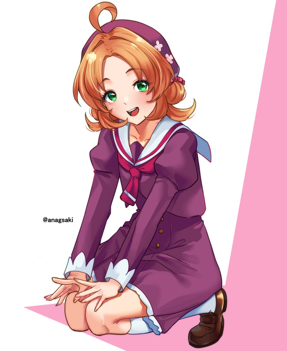 「明智あんな 名探偵プリキュア 制服可愛かった」|🎨アオナ✍️のイラスト