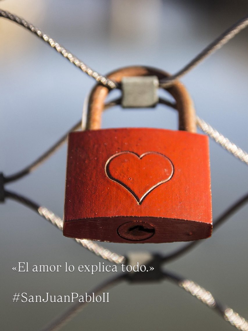 «El amor lo explica todo.»

#SanJuanPabloII