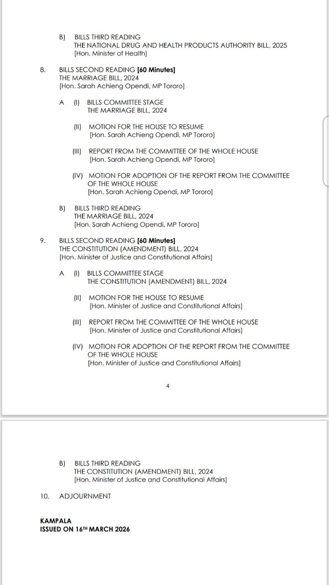 Parliament of Uganda tweet media