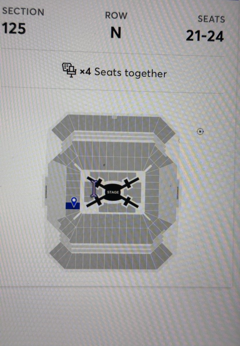 lisandrazf97's tweet photo. WTS 💜 BTS Tampa 4/25
4 tickets together Sec 125 • Row N Seats 21–24
$850 each
ARMY presale tickets ✨ Transfer via Ticketmaster
DM if interested!
#WTSBTS #BTSTampa #ARMY #BTSTickets https://t.co/Jc8bIacOxp