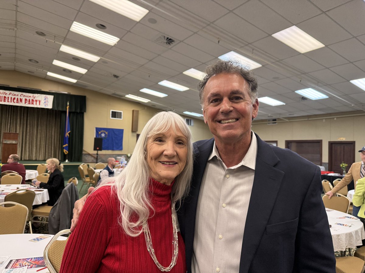 Thank you to the White Pine County Republican Party for having me at your Lincoln Day dinner last night! It’s always great to be in Ely.
