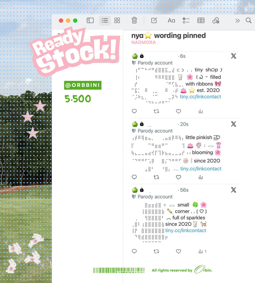 nya⭐️ wOrding layout tweet media