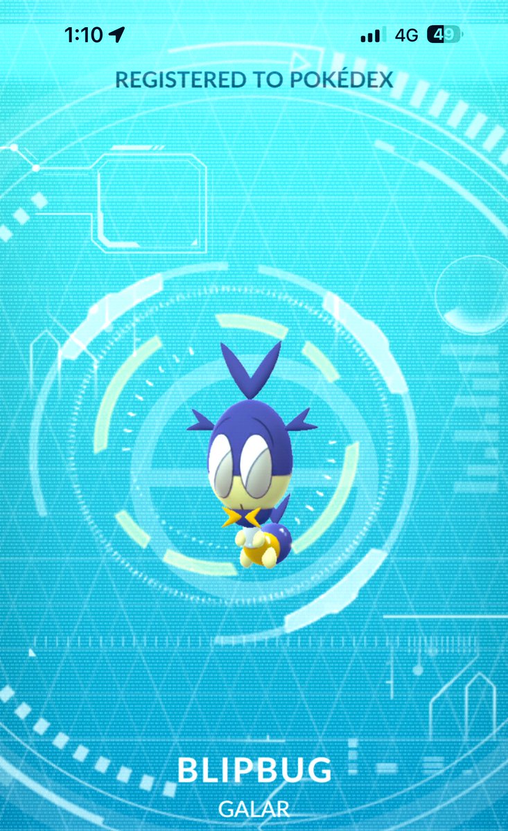 SmileThippy's tweet photo. Pokémon Debuts!
#Blipbug
#PokemonGO🫶🏻🧢 https://t.co/JbBFzQZq6H