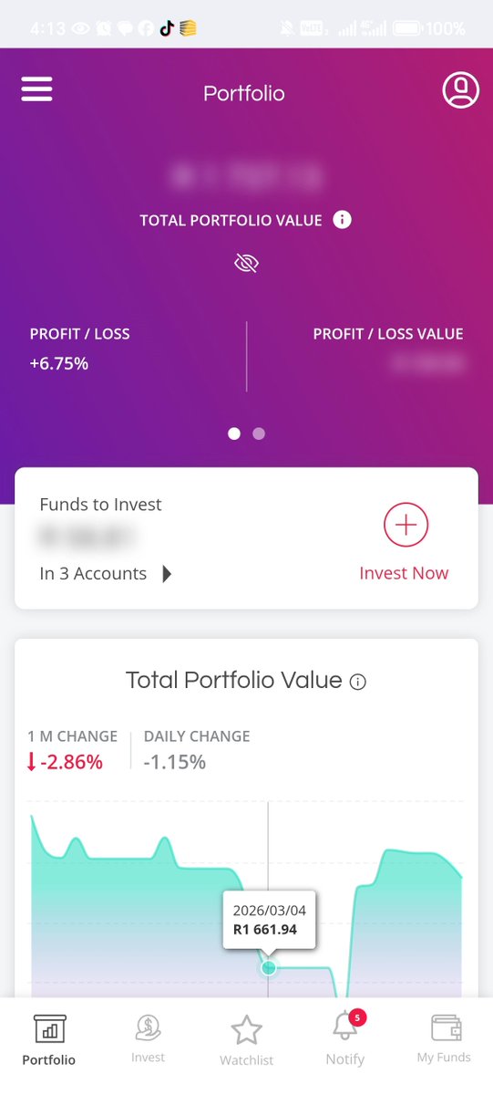 ThaboSix's tweet photo. The scam is subtle and you always lose your money (little wian big loss) pitty if you bank with TymeBank (your stuck), no more Easy Equities for me https://t.co/TJEAGbbvnU