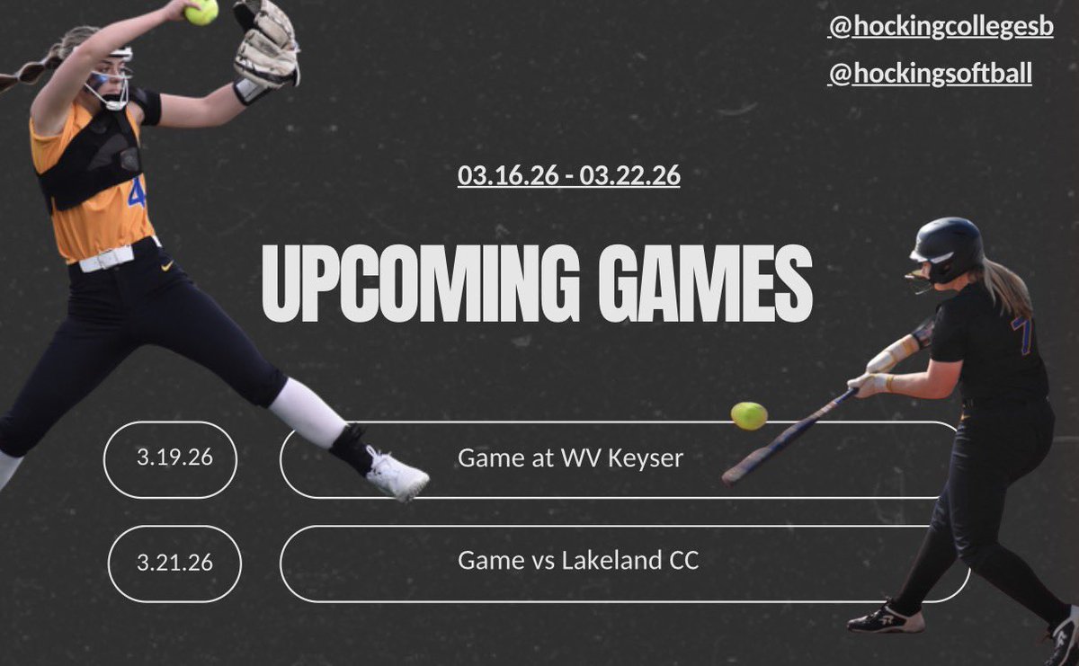 Hocking College Softball tweet media