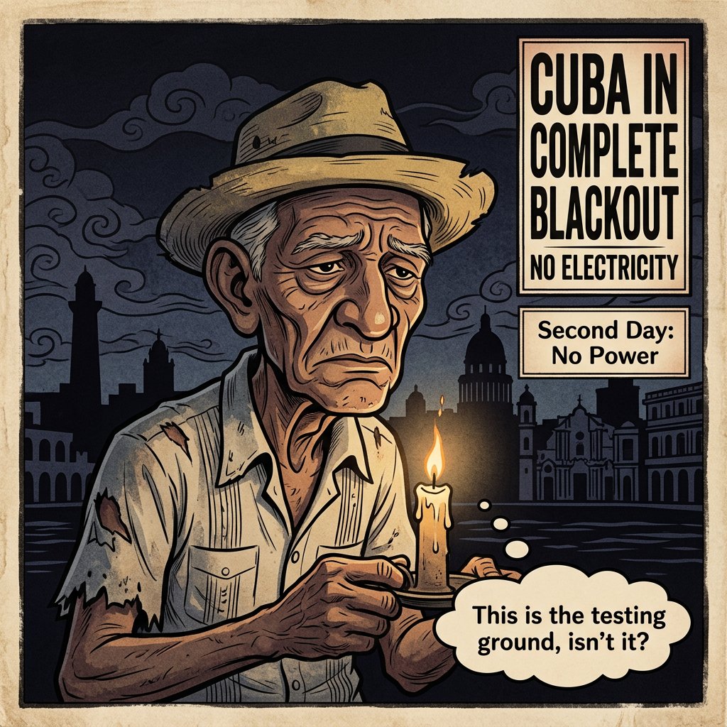 smirkiebeast's tweet image. Cuba Lights Out Day 2... #Cuba #Lightsout #Next #Coming #WW3 #WWIII #CaricatureBeast