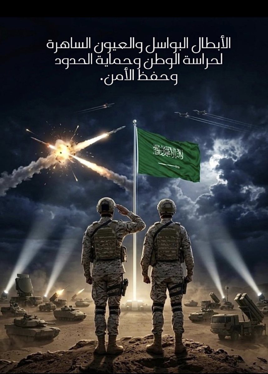 اللهم احفظ أبطال المملكة البواسل بحفظك، اللهم سدد رميهم، وأنصرهم بنصرك يارب العالمين،،

🇸🇦🇸🇦🇸🇦