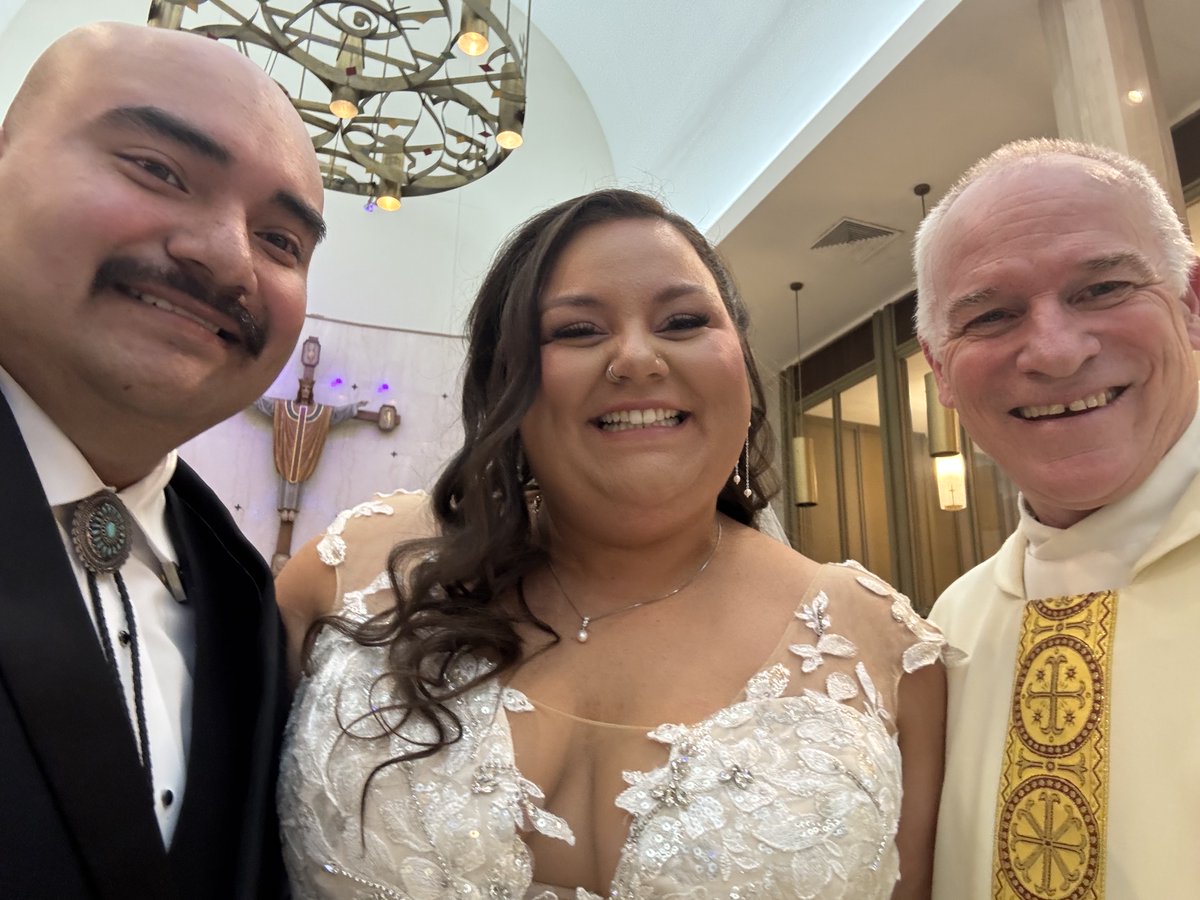 Congratulations Katie and Abel married on Saturday at St. Ignatius!!