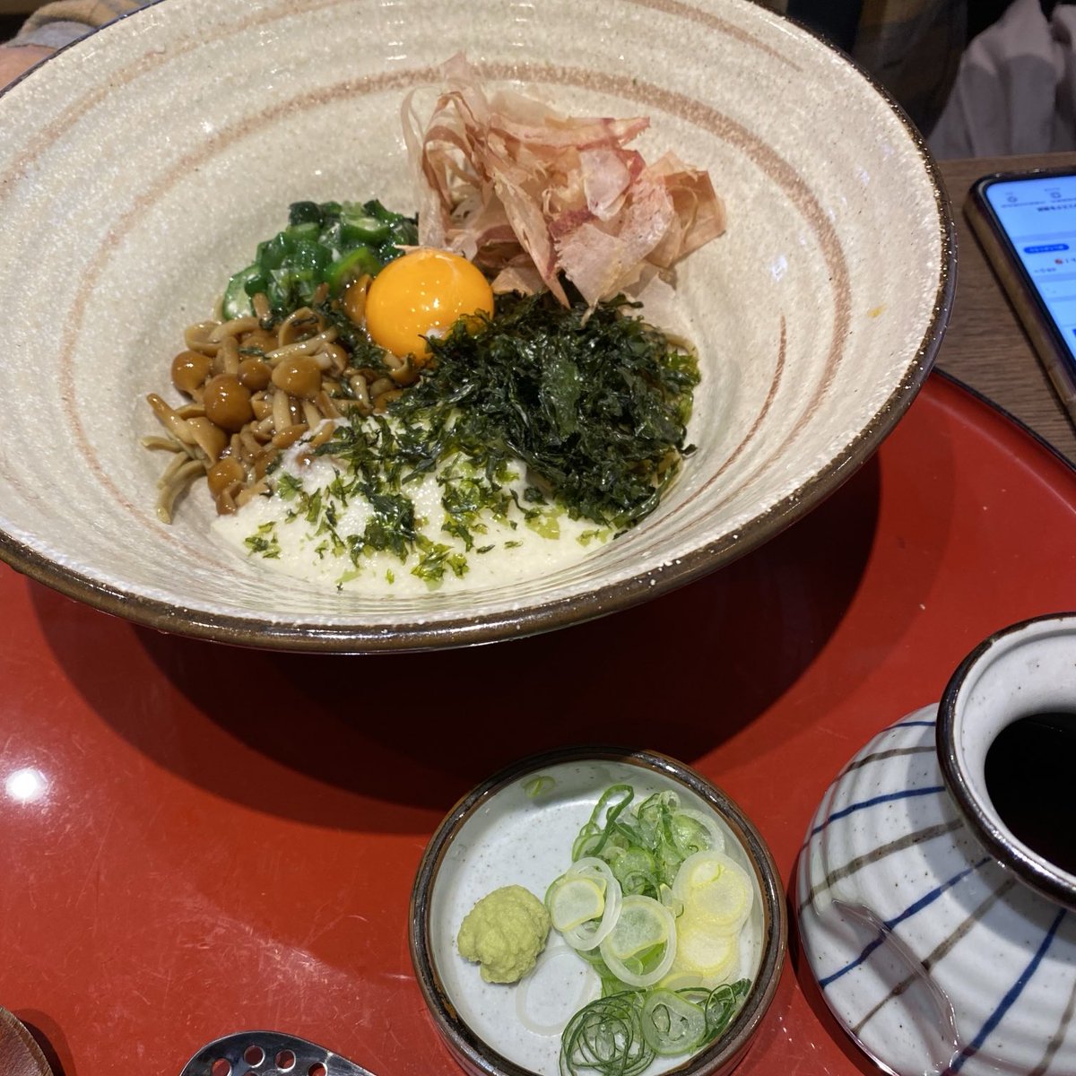 tomico1949's tweet photo. ねばとろ満天そば、つゆ別で注文👍
#サガミ https://t.co/nABIn6Sdm6