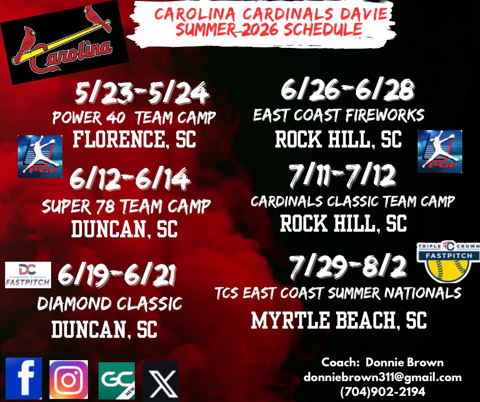 Carolina Cardinals Davie tweet media
