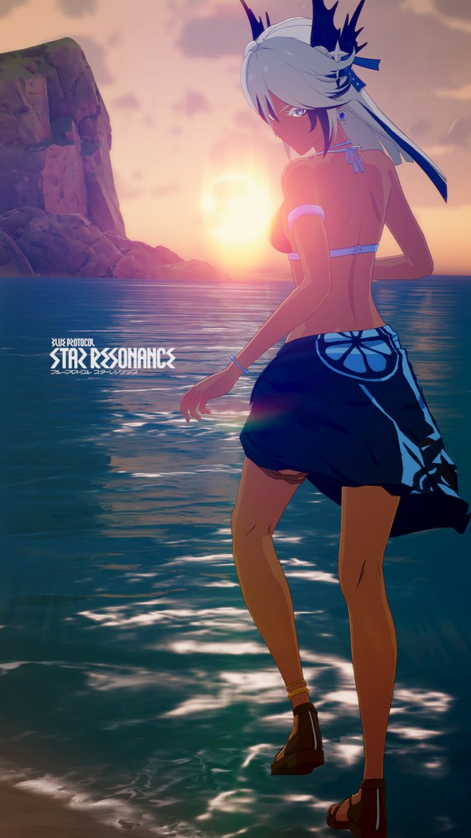 褐色といえば夕日と水辺と水着だって古事記にも書いてあります😌

#スタレゾSS　#スタレゾ