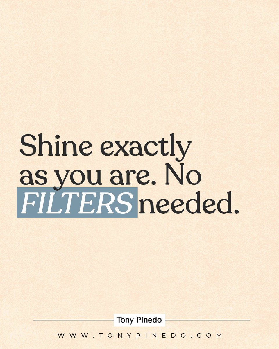Tonypinedocoach's tweet image. Here’s your reminder: the most powerful version of you isn’t the polished one — it’s the real one. Your imperfections don’t disqualify you. They define your story.

#AuthenticityOverPerfection #YouthVoice #OwnYourJourney #BeReal #TonyPinedoVoice #MotivationForYouth #LeadWithHeart