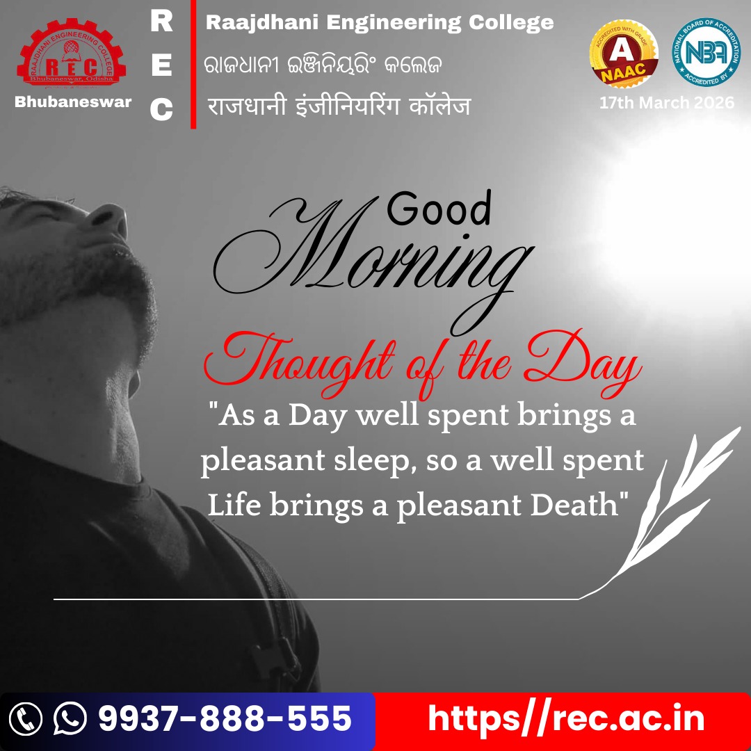 Raajdhani Engineering College (REC), Bhubaneswar tweet media