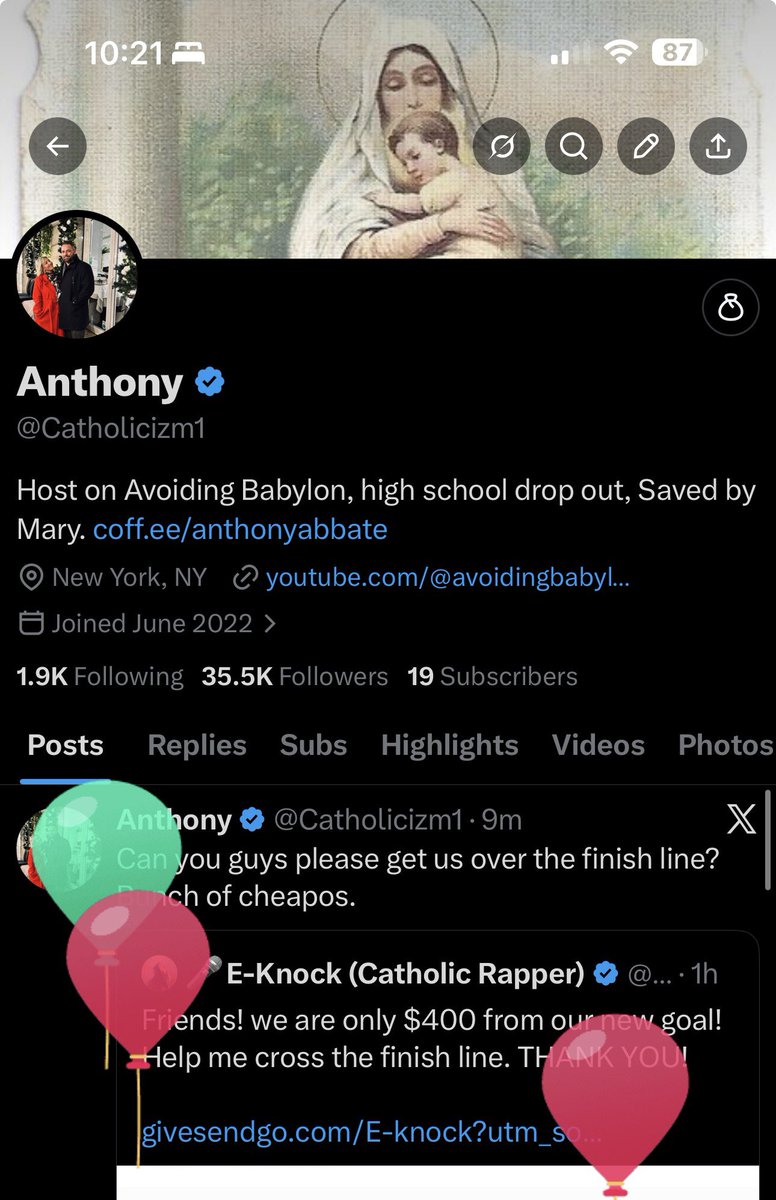 Anthony tweet media