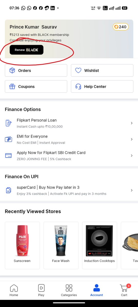 arpeaks's tweet photo. @Flipkart @flipkartsupport, my "Instant Activation" for Flipkart BLACK (Order #OD337022817230446100) placed on March 13th &amp; STILL not active after 4 days.
My account stuck on "Renew" despite successful payment. Kindly activate my membership immediately #Flipkart #CustomerService https://t.co/WbFuAaKwMX