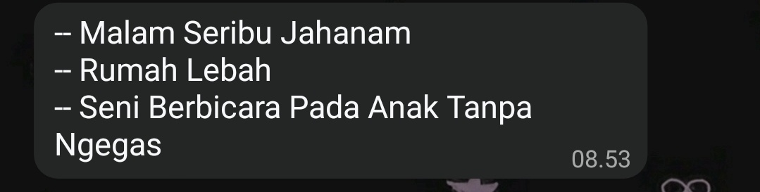 to my self : stop nimbun, start baca 👊🏻‼️