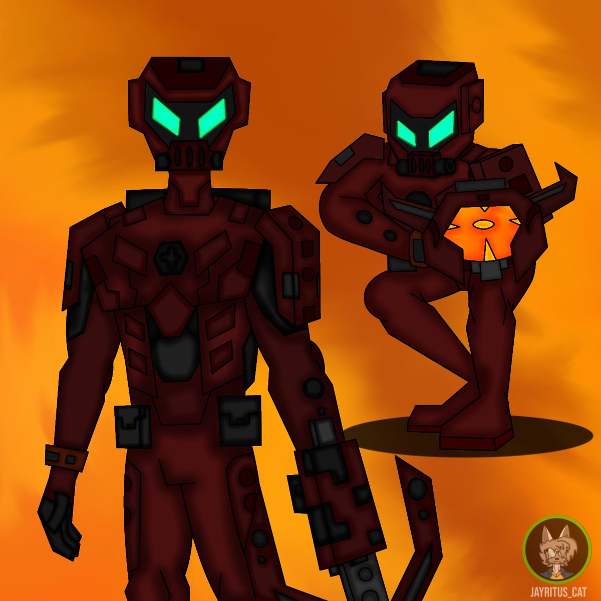 Webcat17173988's tweet photo. un dibujo de uno de mis oc , Terrkit con su arma lanza discos de luz .
#draw #beastbrickcity #oc #ocart #redsuit #armordraw #art #ochero #ochuman #vallesta #artist https://t.co/QWVa8mLGlb