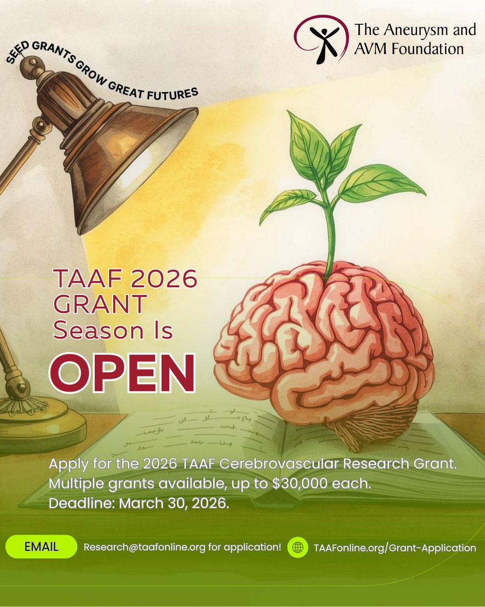 The Aneurysm and AVM Foundation (TAAF) tweet media