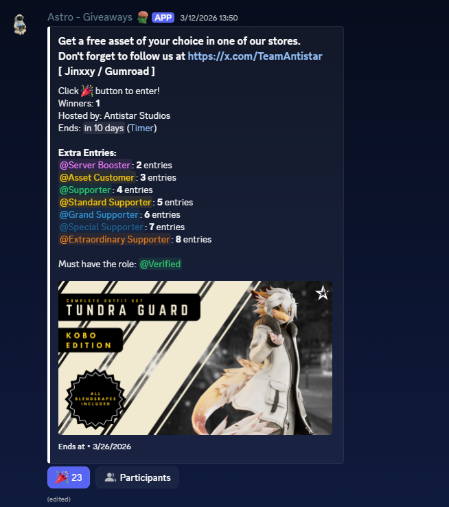 Antistar | Games & Assets tweet media