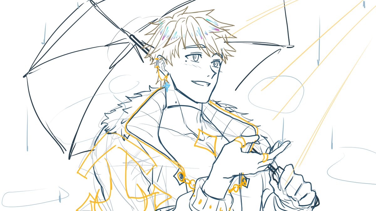 MagiasanBL's tweet photo. Haelo doodle quickie from #SevenNexus~ 

Chapter 4 releases tomorrow and it's a meaty oneeee!  Without going into spoilerssss, I think this chapter is the one I'm the most proud of so far 💜, plus it made a few of us (myself included loll..) cry while making it 😭🙏

I hope you guys really enjoy the character (and sexual) development for this one~😋🫦