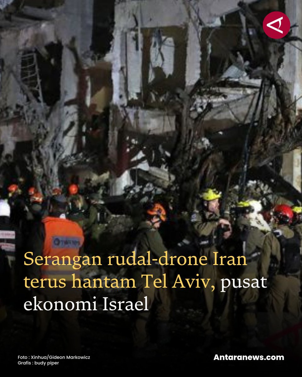 GlobalNewsHQI's tweet image. 🚨 BREAKING NEWS

💥 Tel Aviv targeted again

Tel Aviv, Israel’s largest city, has once again been targeted by Iranian drones and missiles amid rising tensions in the Middle East. Air defense systems were activated as sirens sounded across the city.

More updates to follow