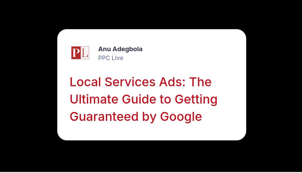 PPC Live tweet media