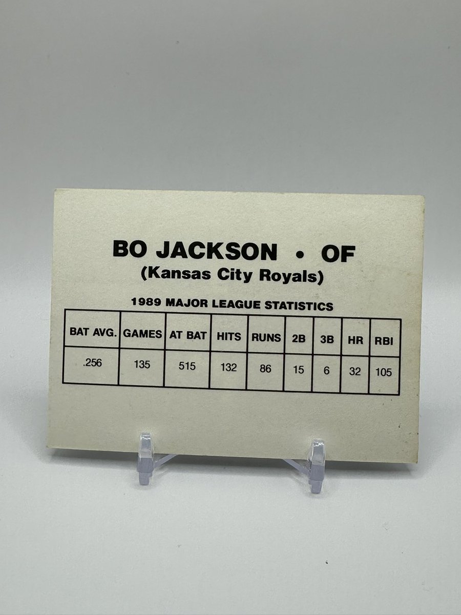 oldmanstylecard's tweet image. Random Card PC Binder: 1990 Bo Jackson Black and Blue Promo card. This was such an epic poster as well! Do you remember this photo? So awesome! #cards #bojackson #cardcollecting #baseballcards #cardcollector