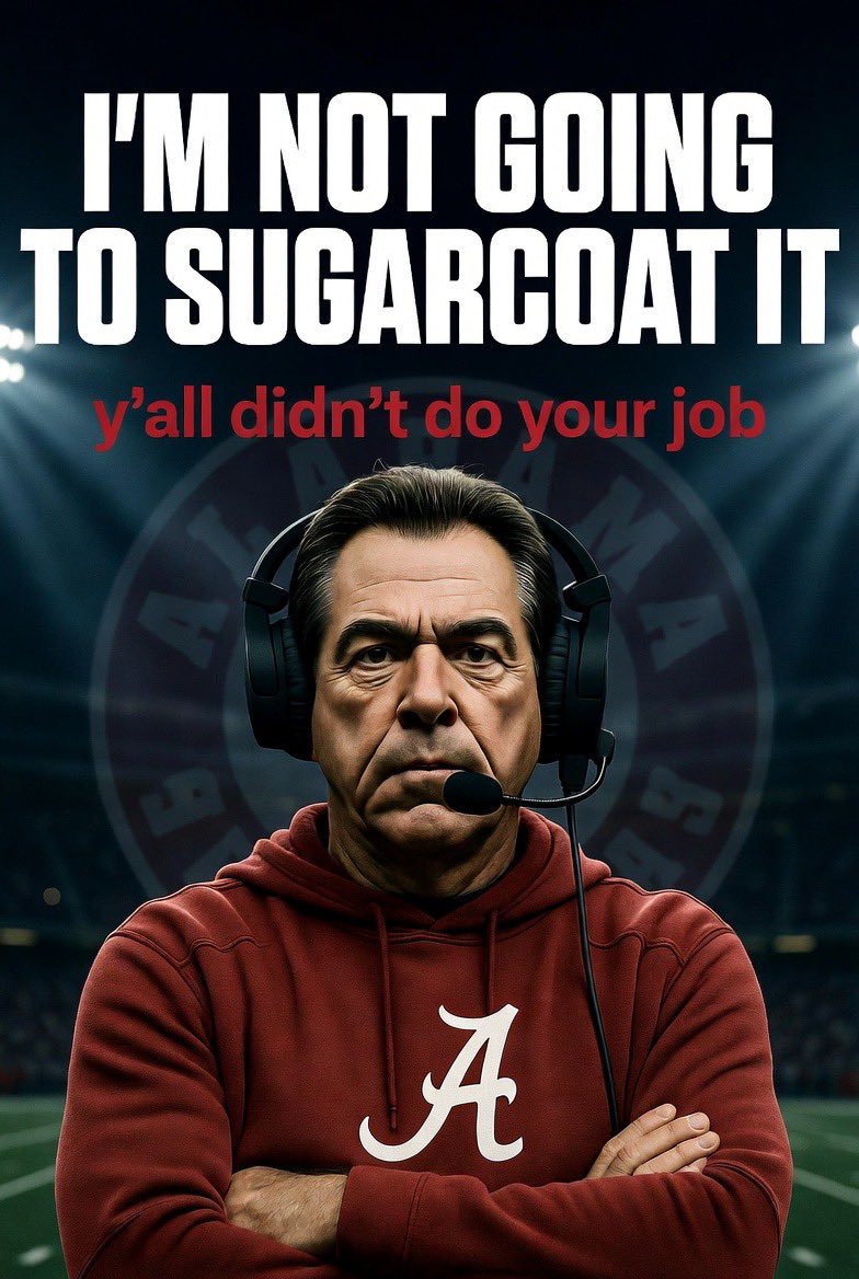 Nick Saban tweet media