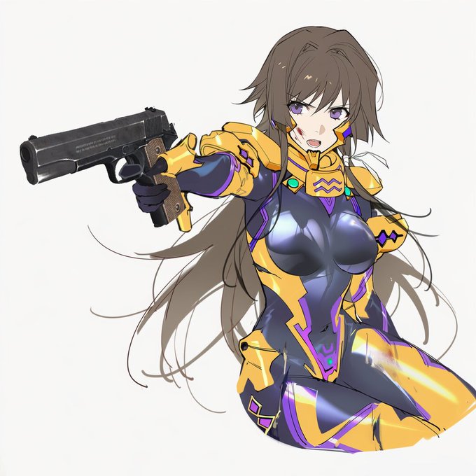 女子に武骨なガバメントは似合う 