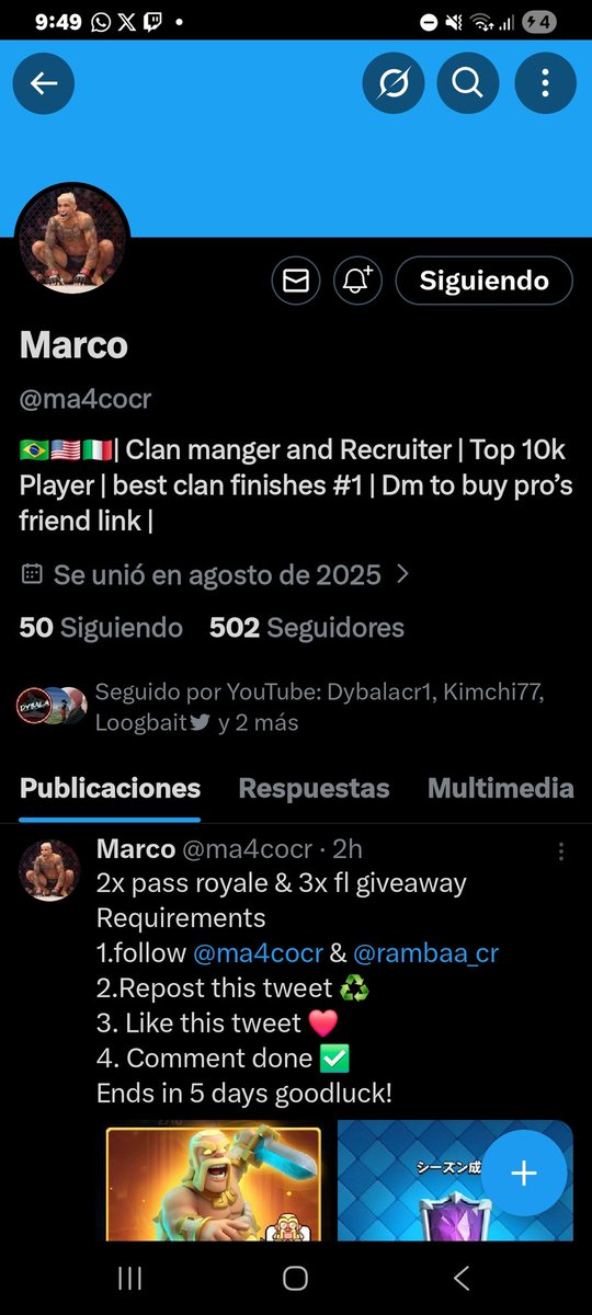 MinipezCR's tweet photo. @ma4cocr @rambaa_cr Done https://t.co/ibbWCyQdep