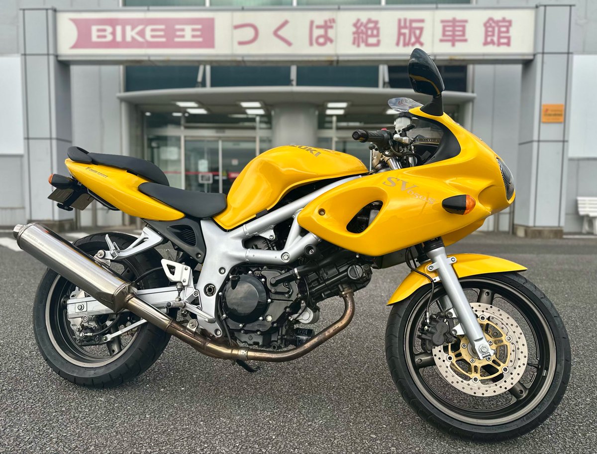 zeppan8190's tweet photo. ご納車完了✅

SUZUKI SV650S 1999年式

SUZUKIのパールイエローカラーは美しすぎる💛
私のハーレー君もイエローにしようかな🤔 https://t.co/wjl7vBiYQB