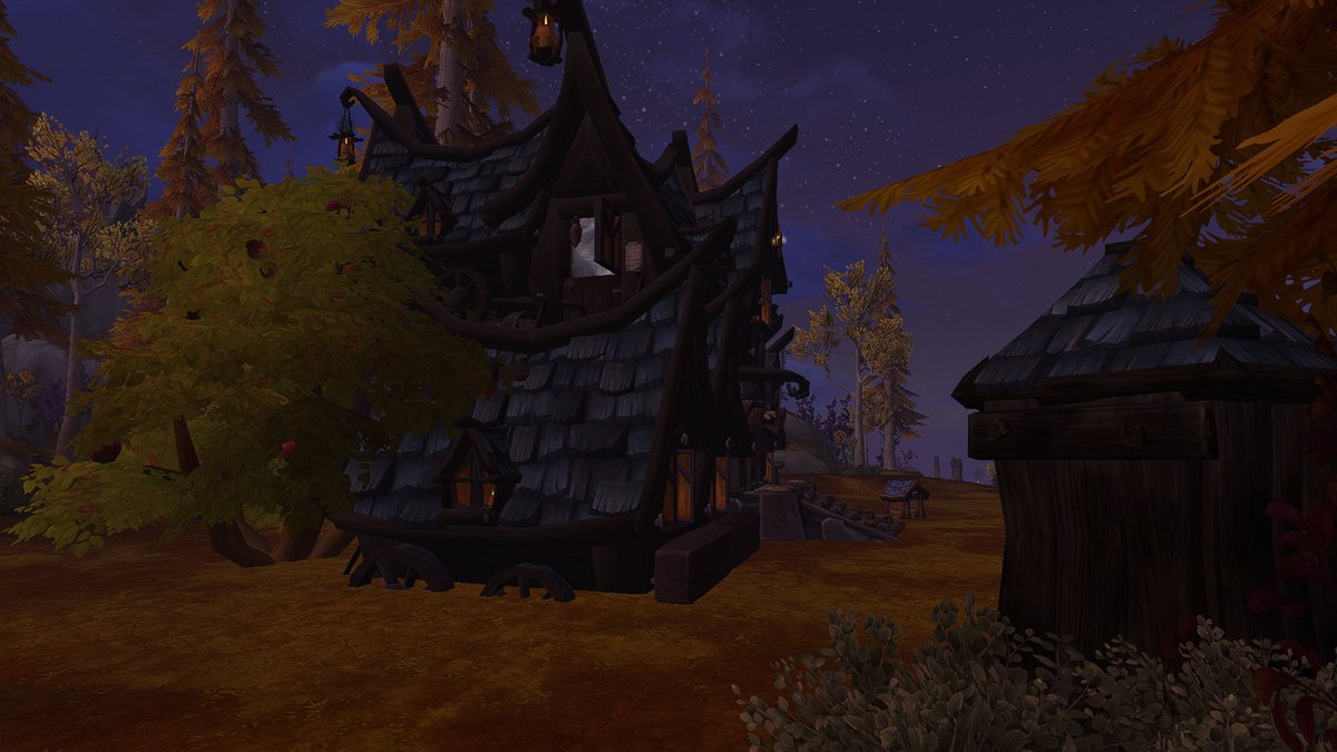 mountainkinggav's tweet photo. You guys think youre cool? My mom plays WoW and has been playing Vanilla beta, and this is her house! https://t.co/lKOzWDz3Cl