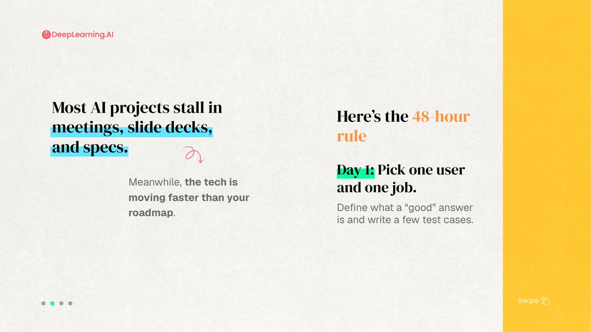 DeepLearning.AI tweet media