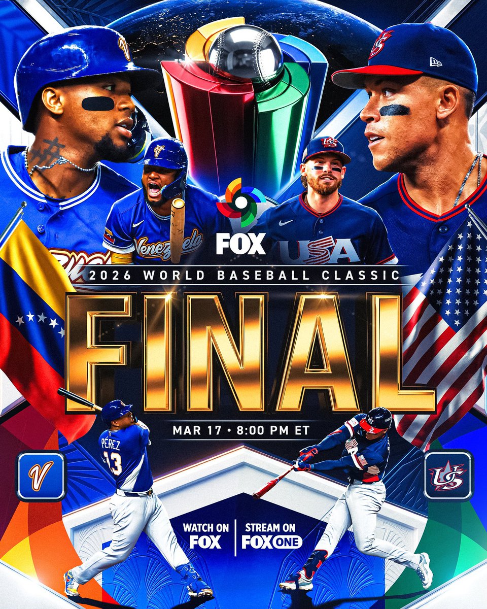 USA vs Venezuela for the Championship 🏆 Tomorrow night! Get your popcorn ready! 🍿 

#Worldbaseballclassic <a href="/USABaseball/">USA Baseball</a> <a href="/MLBONFOX/">FOX Sports: MLB</a>  <a href="/MLB/">MLB</a>