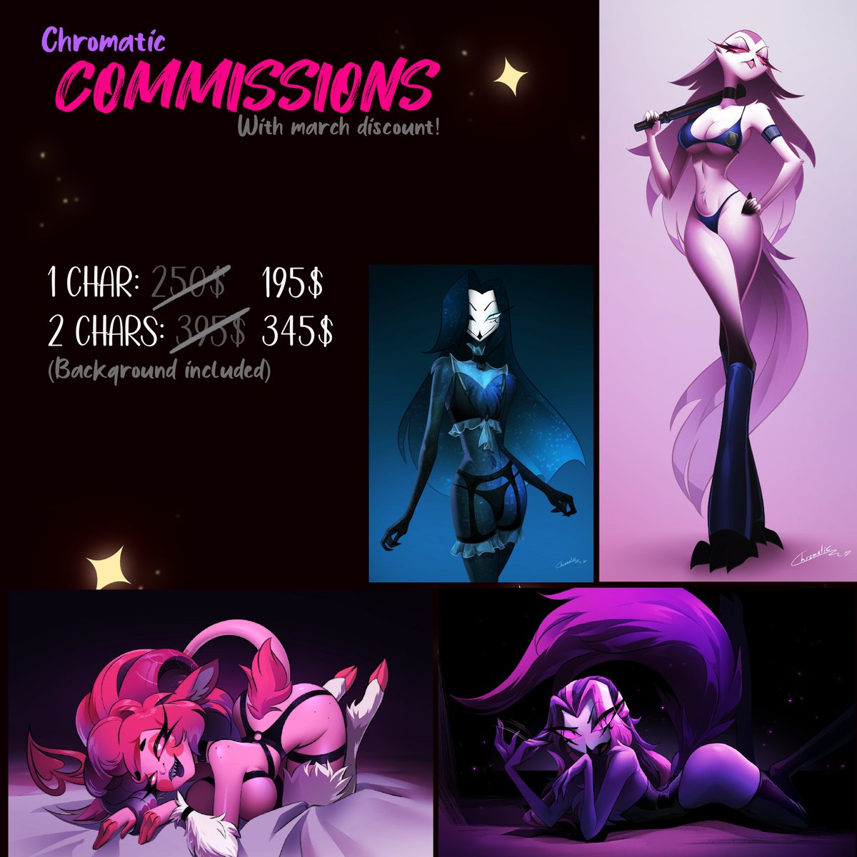 Chromatic 💜 C0mms 0open tweet media