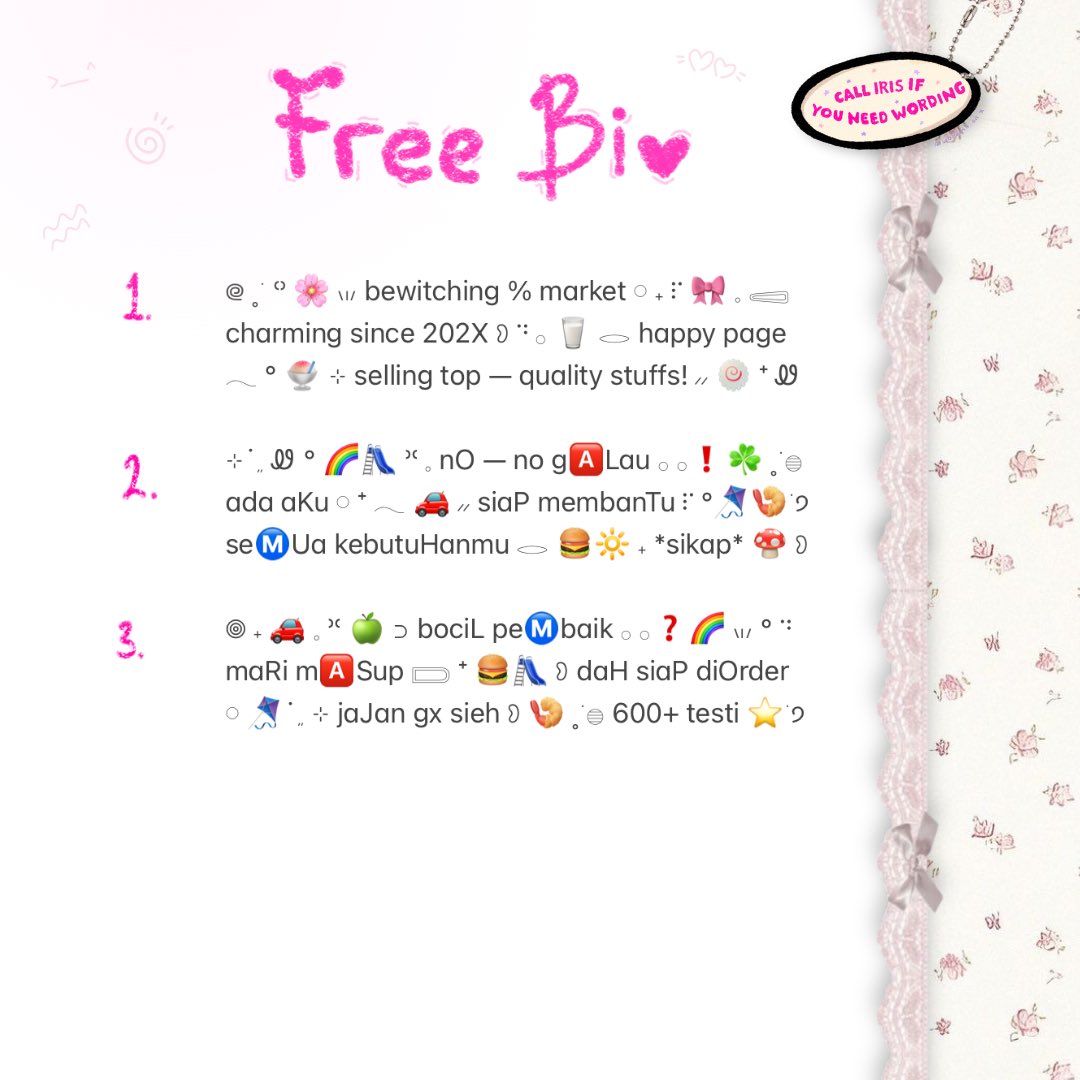 iris, wording! tweet media