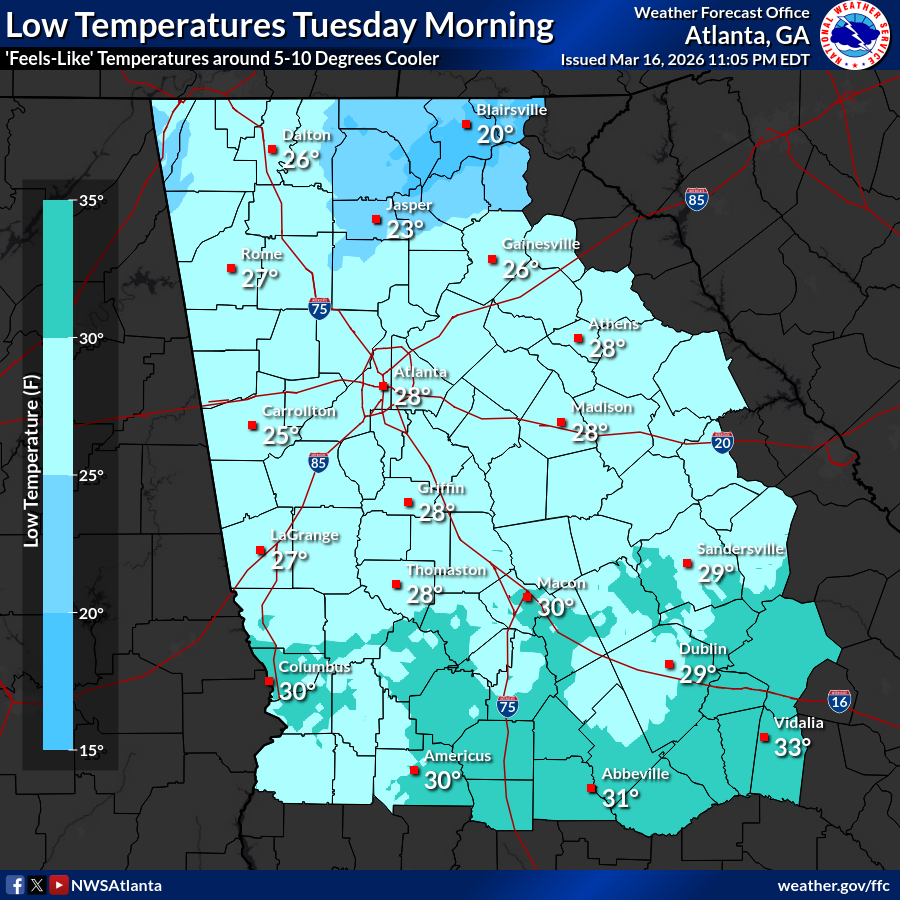 NWS Atlanta tweet media