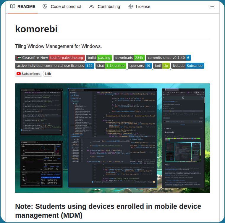 tom_doerr's tweet photo. Windows window management automation

https://t.co/zX0eXjAd5B https://t.co/90A1QEM7lE