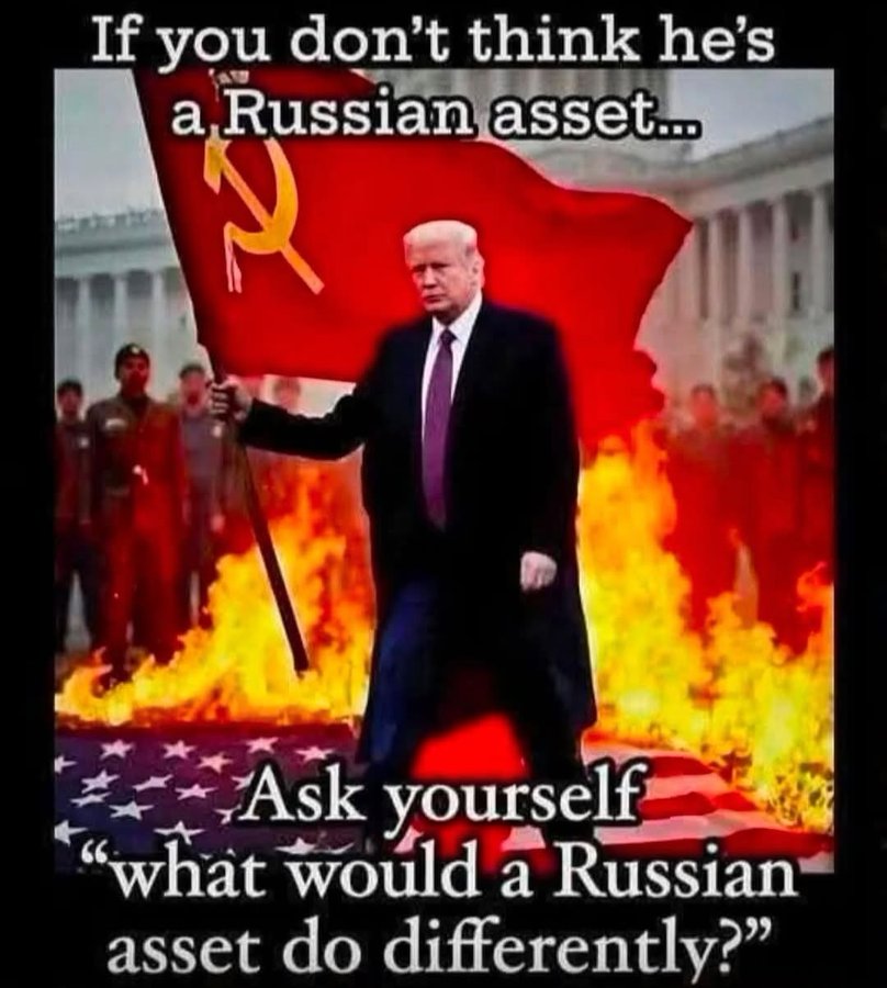 Meiguo_nan's tweet image. Makes sense . . . 
#Trump #Putin #PutinsPuppet