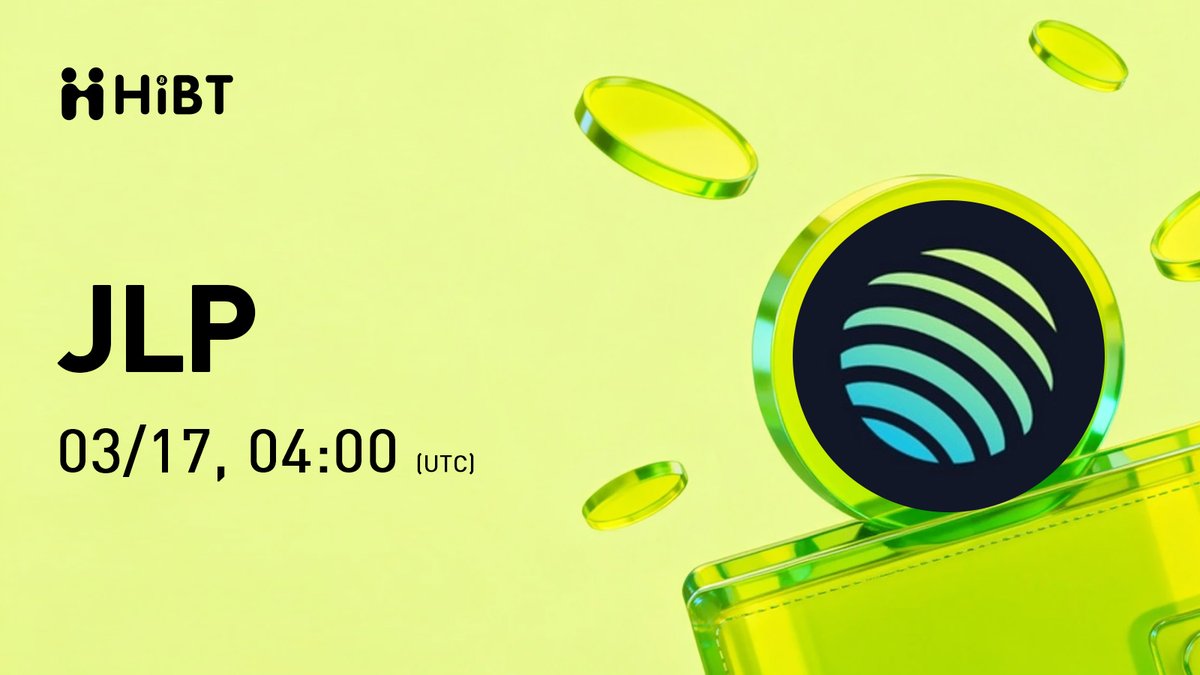 HIBTGlobal's tweet image. 🚀 $JLP (Jupiter Perps LP) will soon be listed on #Hibt @JupiterExchange

🔥 Pair: JLP/USDT
💼 Network: SOL

⏰ Trade: hibt.com/trade/JLP-USDT
✍️ Details: support.hibt.com/hc/en-us/artic…

#JLP #Crypto #Web3 #Cryptolisting