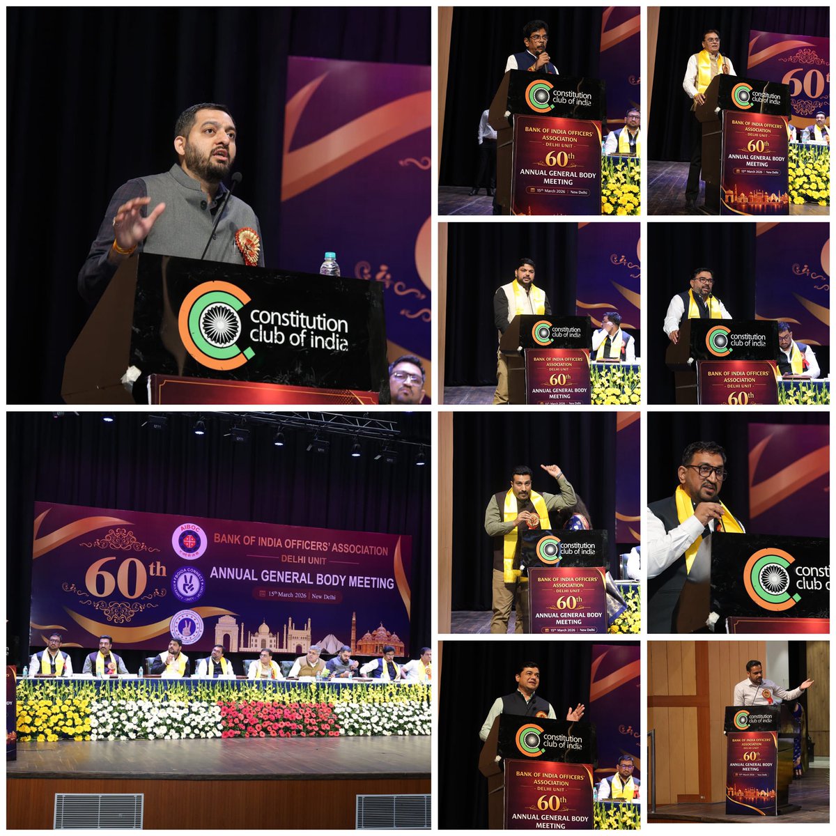Key issues like Privatization, Merger, PLI, absorption of perquisites tax, and various banking challenges were all addressed at the 60th AGM in Delhi.

Those present to hear the leadership, witnessed the clarity and vision firsthand. Stay connected, stay informed.
<a href="/nilesh_pawar15/">Nilesh Pawar</a>
