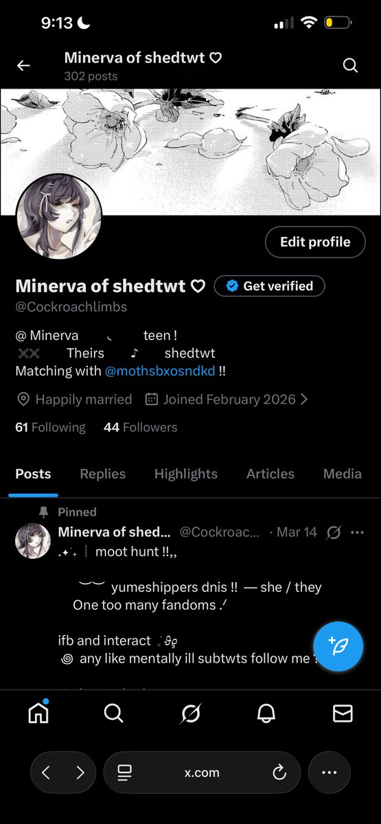 Minerva ♡ // Vent account ! tweet media