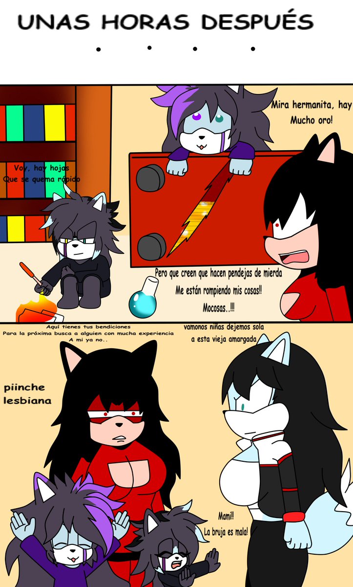 Buenas noches 
Vuelvo a subir un dibujo comic
Que hizo mi gran amiga 
<a href="/DayanaLadyG/">Lady G 🔞</a>
En esta historia Kayla tiene que hacer unas cosas
Y le pide a Lady G que cuide a las Bendis un rato 
Donde hacen el mayor  desmadre posible 
Kassy y Kayla ocs mias
Celia es de <a href="/void_abyss24/">Kurotsuki Azulthy AbyssLunar</a>