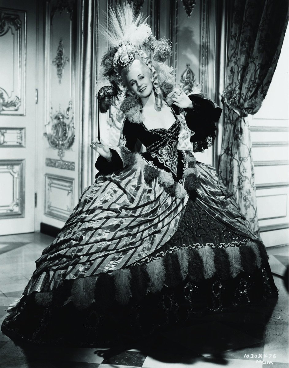CoraCHarrington's tweet photo. Oh, today is a good day to once again curse the name of whichever exec(s) decided this should not be filmed in color AFTER making all the costumes for Technicolor film. I firmly believe it would be one of the most popular movies of all time were it in color. https://t.co/2kdMk8cC4v