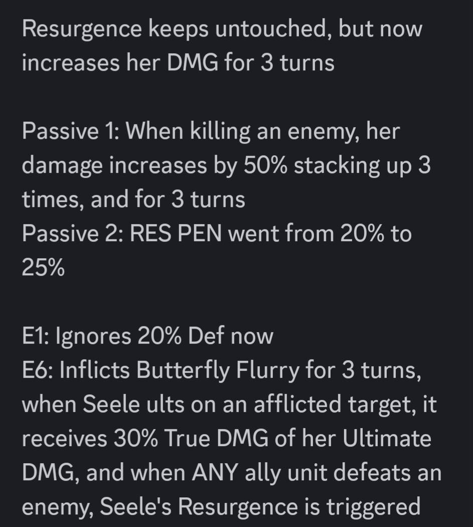 StarRailVerse1's tweet photo. 4.2 Seele Novaflare 

-Info from GachaBase 
-Thanks to discord server member for TLDR

#HonkaiStarRail https://t.co/r2KerWic1d